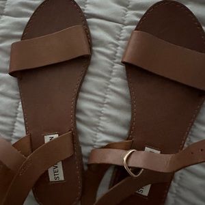 Steve Madden sandals- DONDDI TAN LEATHER